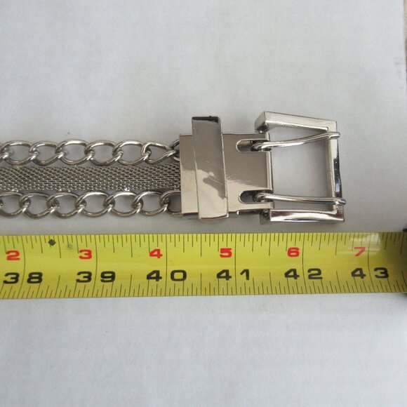 Fancy Metal Chain Mesh Waist Belt, Chain Belt, Sz Large/ X-Large - Picture 7 of 10